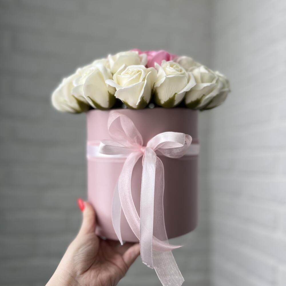 Bouquet of 27 soap roses