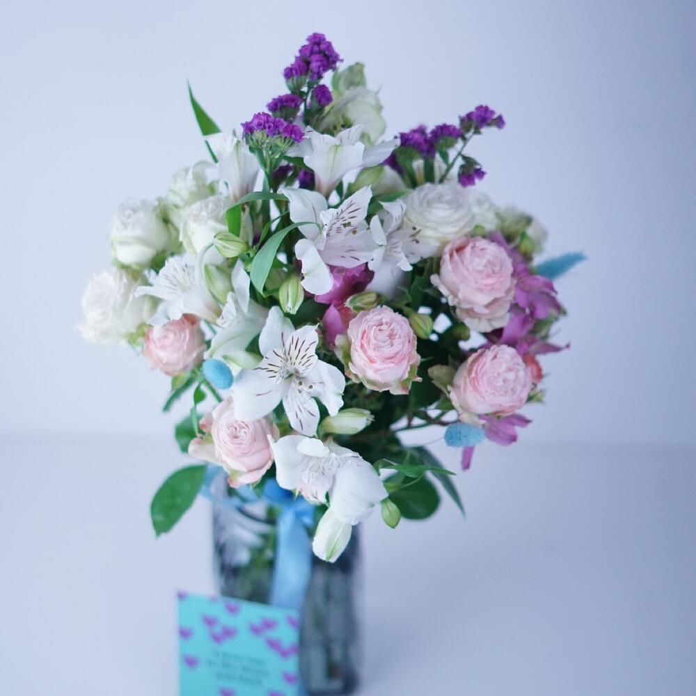 Bouquet + Vaso + Cartolina