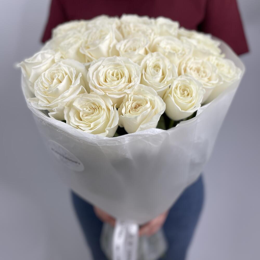 🌹 Букет от Flowersgift из 25 белых роз ▪️ 329