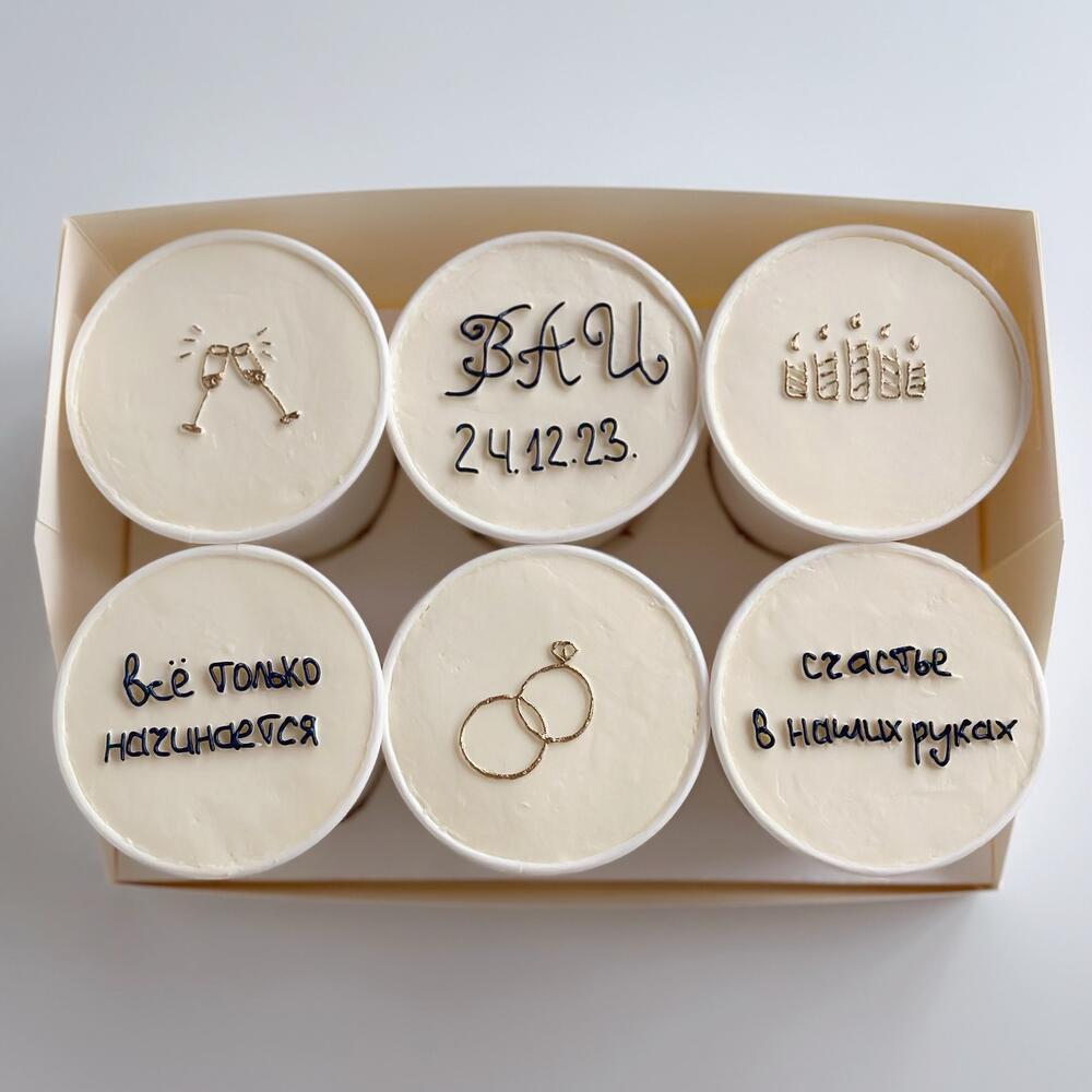 Тортик в стакане с индивидуальным дизайном, Кондитерские и пекарни в ...