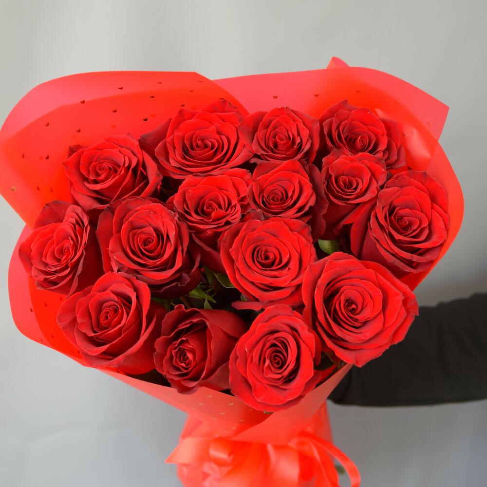 Bouquet of 15 Explorer roses
