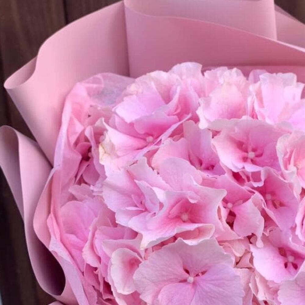 Букет с розовой Гортензией 🌸