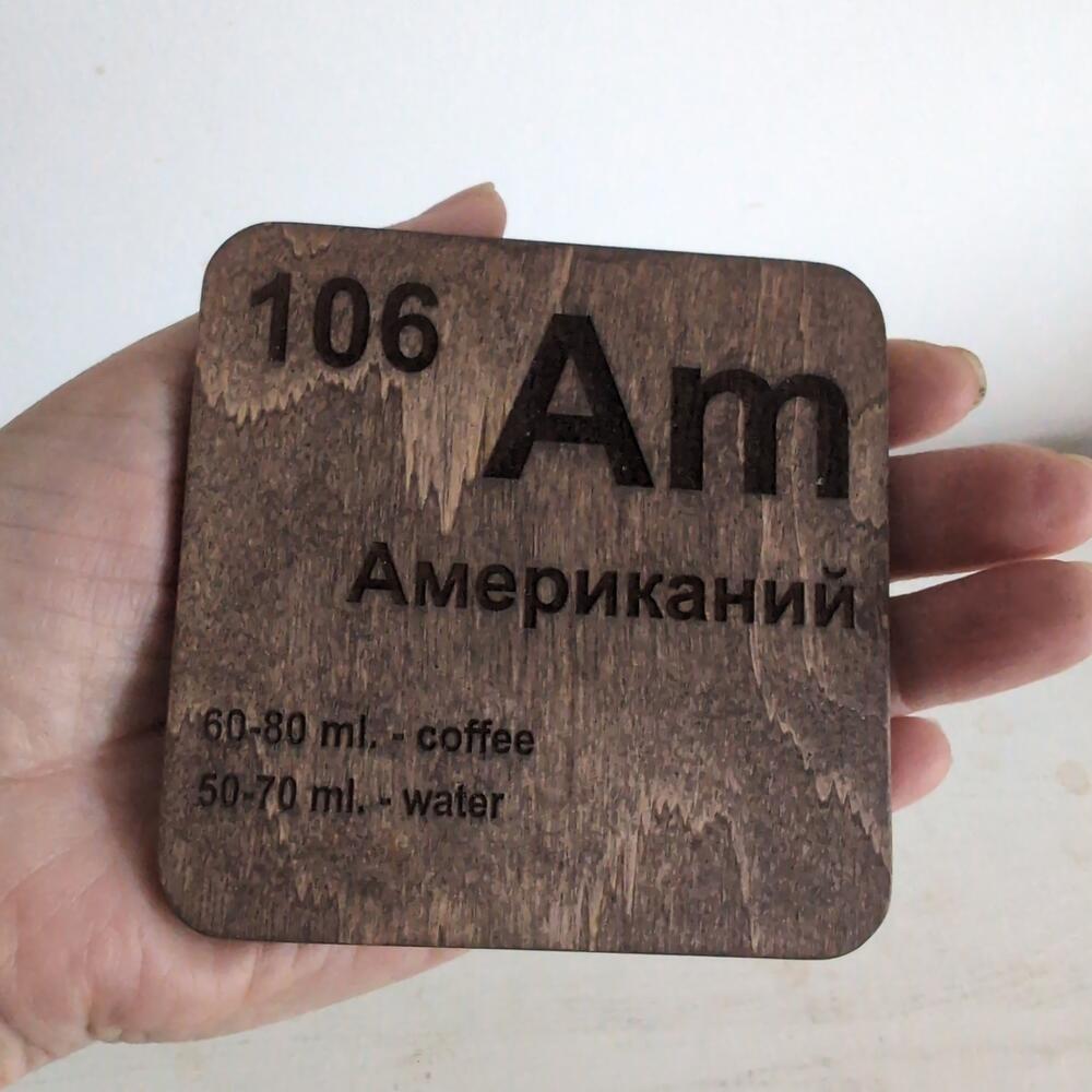 Подставка под горячее-магнит Американий