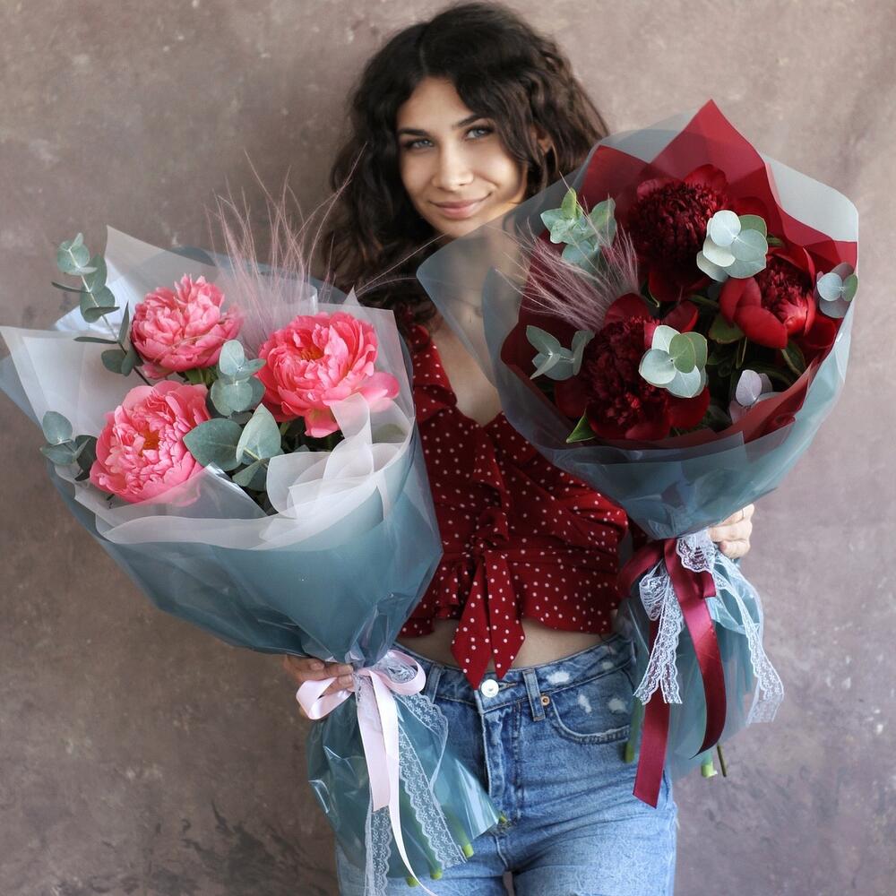 Пионы «Coral Charm», Цветы Ростов-на-Дону, Ростовская область, Россия ...