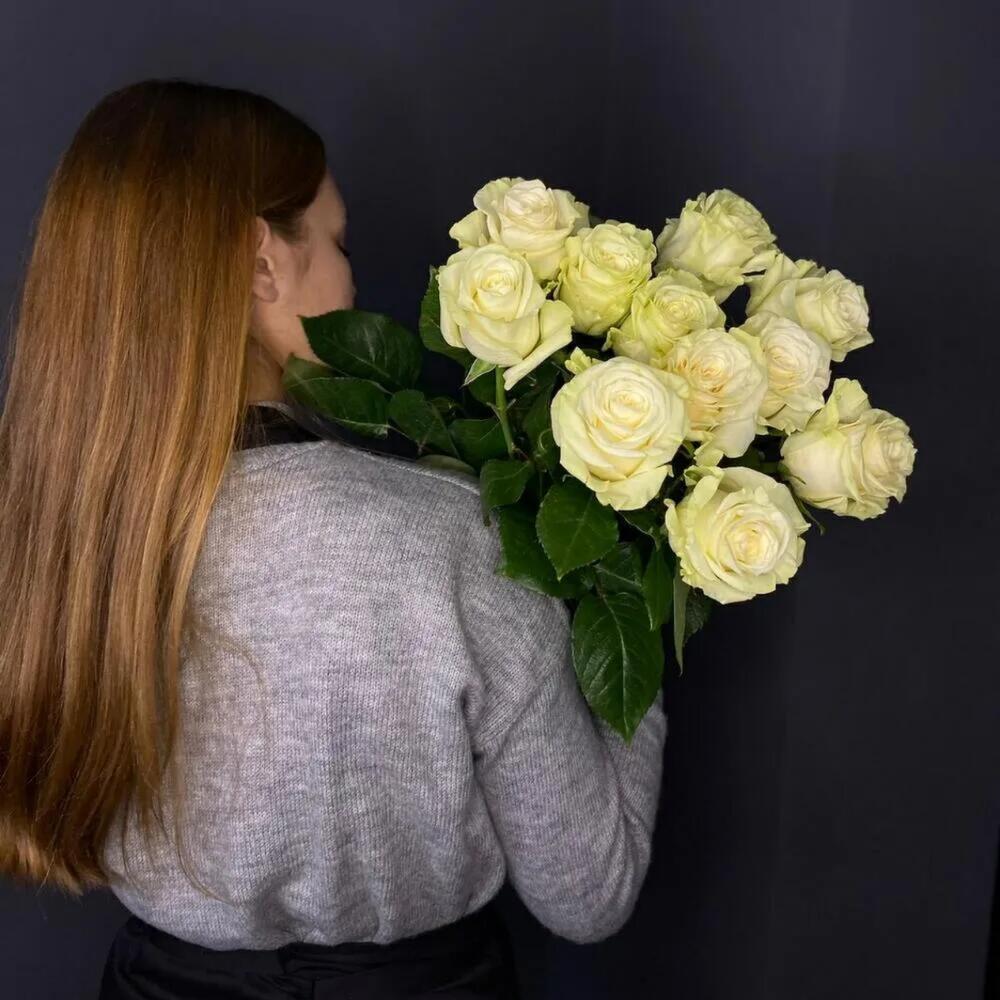 Розы Белые Эквадор