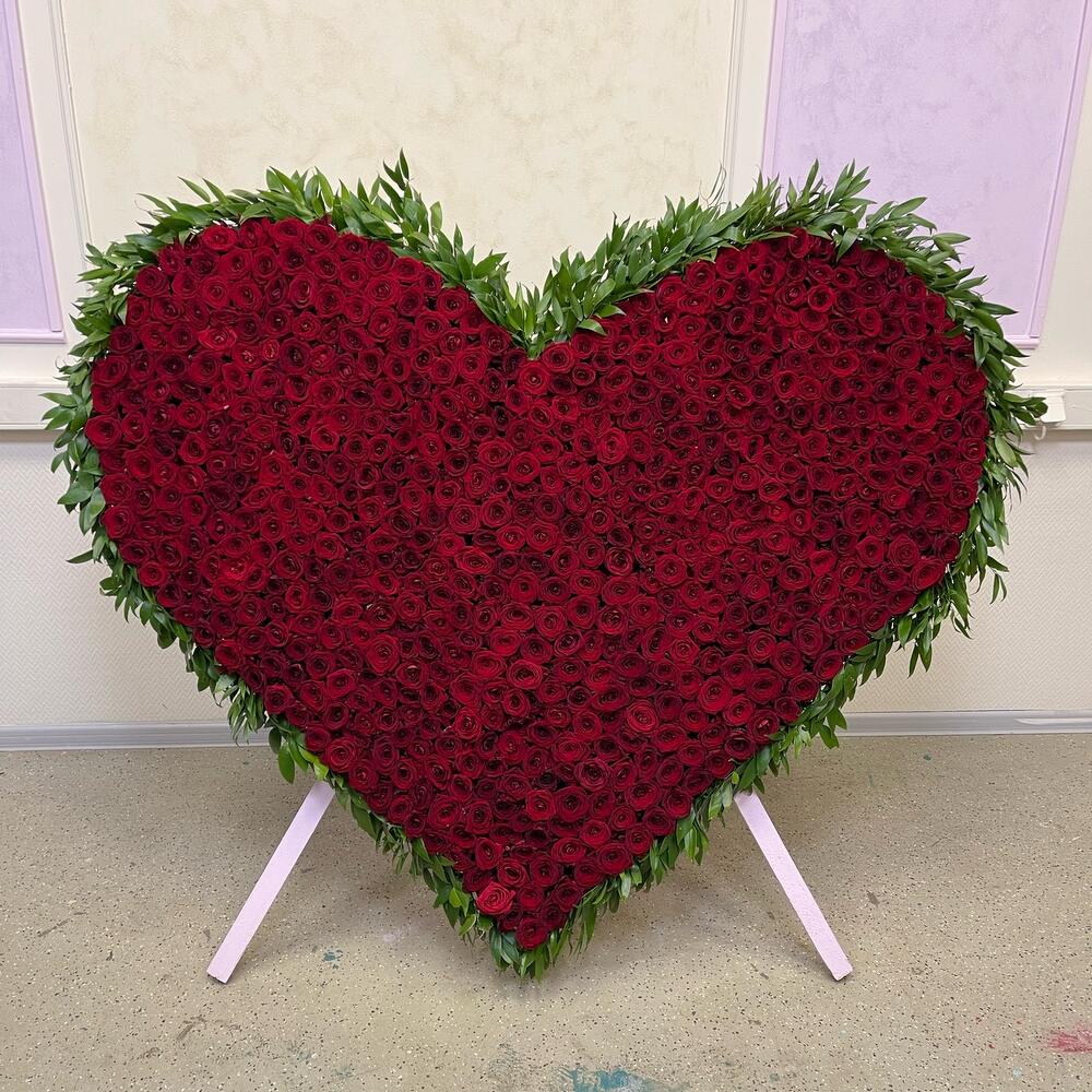Corazón de rosas 501