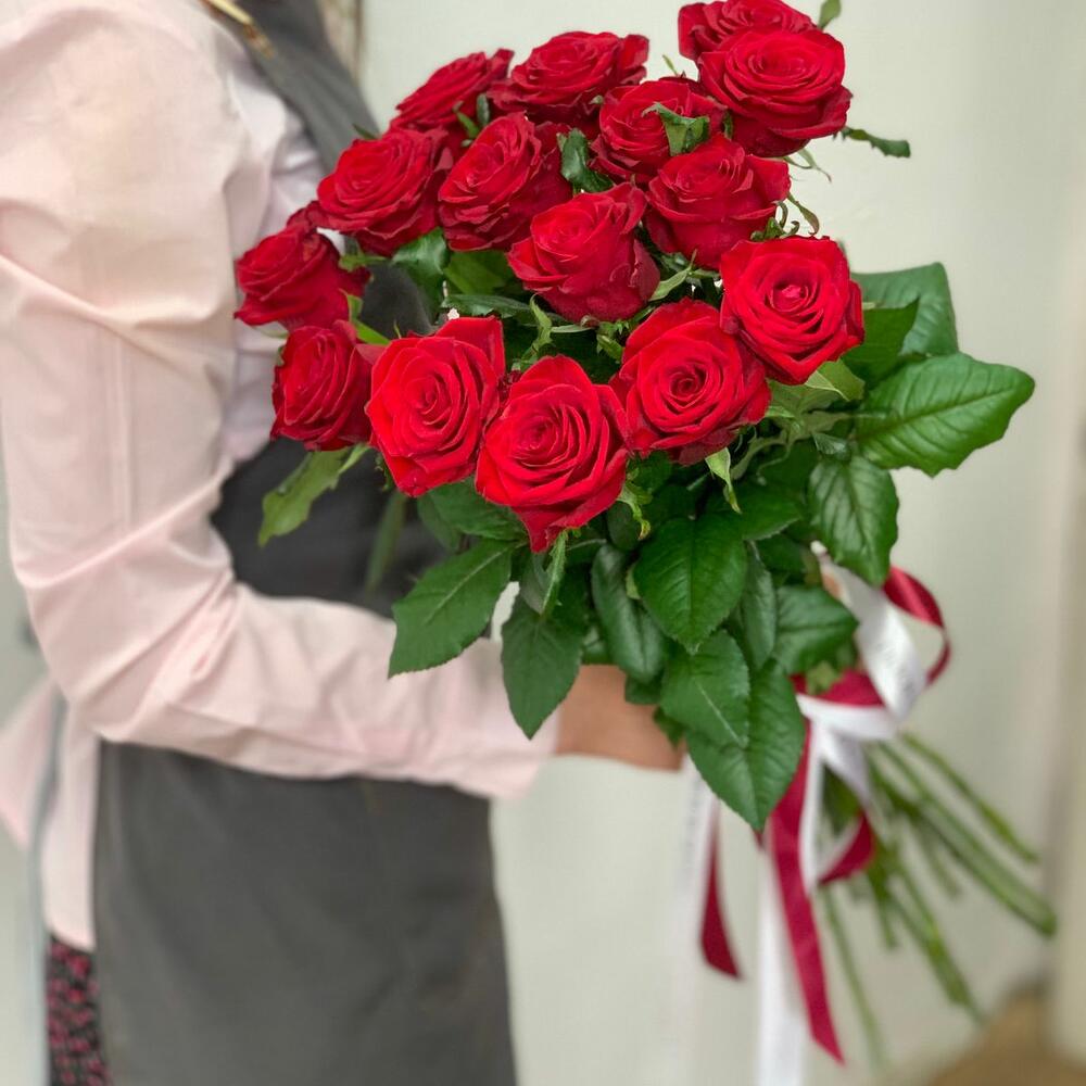 Монобукет из 15 роз