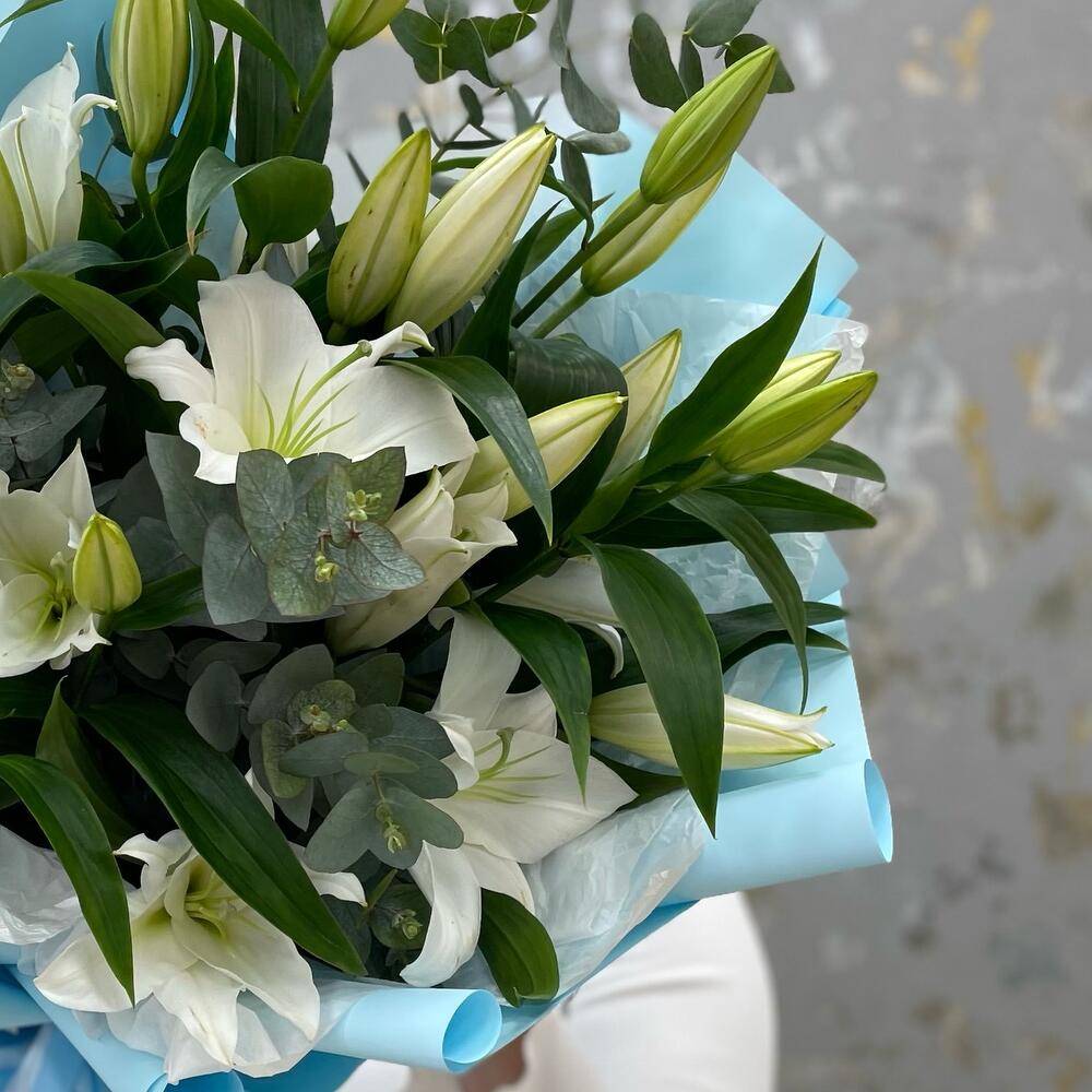 🌸Монобукет «Весенний аромат» с лилиями