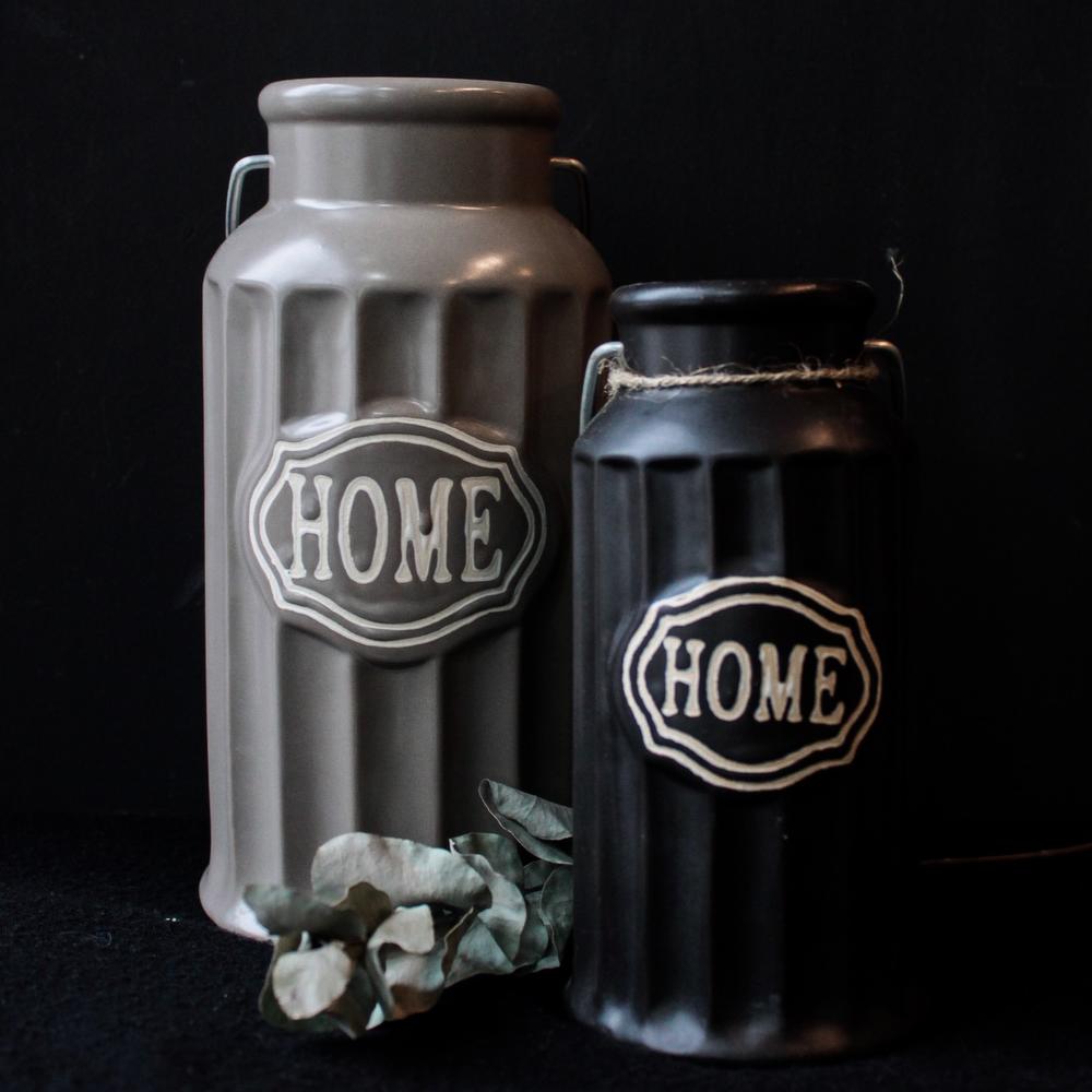 Ваза HOME черная