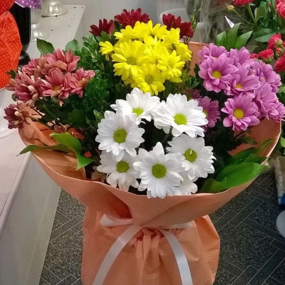 Фото букетов хризантем в домашних условиях Bouquet of hrizantem, 1582 RUB, delivery in 2 h 38 min Flowwow - flower delivery