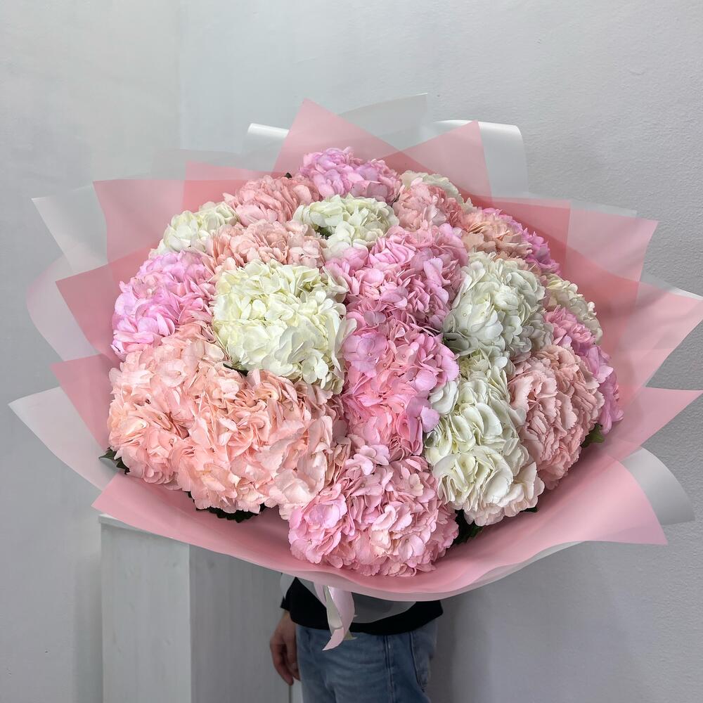 Букет из гортензий 🌸