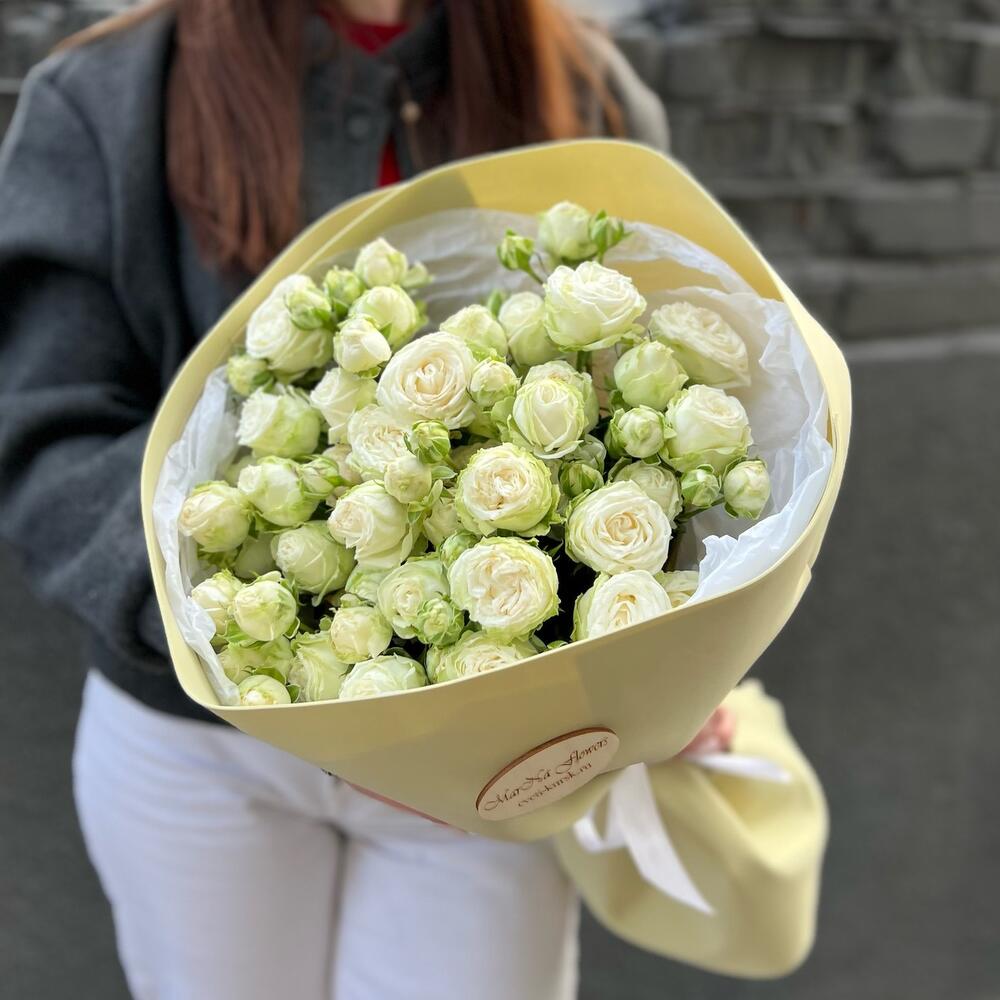 Моно букет «Белая ночь»