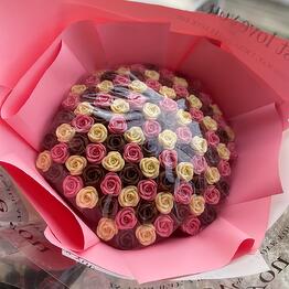 Candy and bouquet