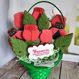 Имбирные пряники, зефирные цветы и десерты "Лиса Алиса"