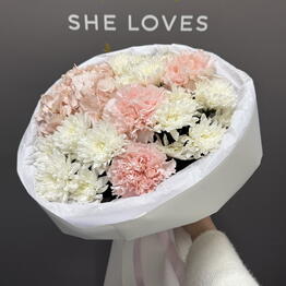 She loves flowers