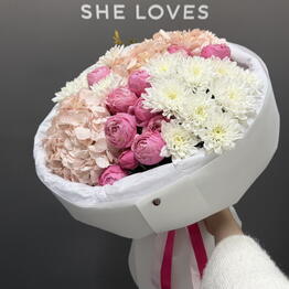 She loves flowers