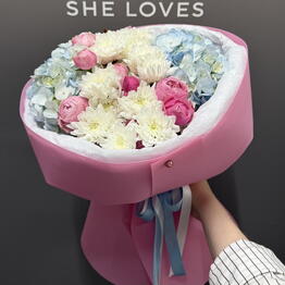 She loves flowers
