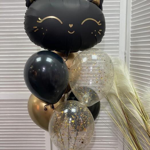Fountain "7 pieces playful kitty"