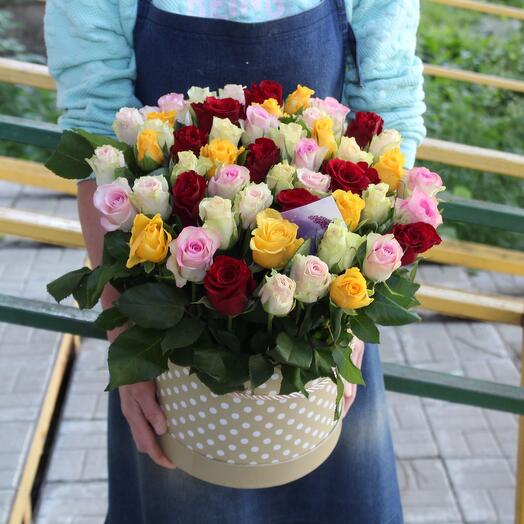 51 Роза в коробке