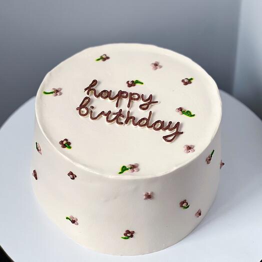 Торт S happy birthday