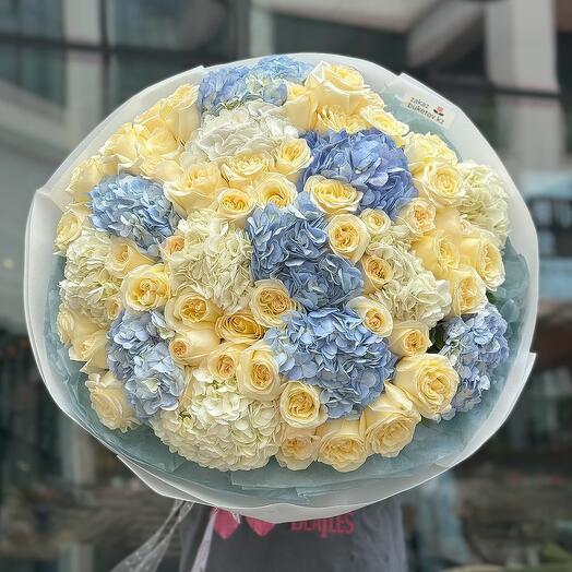 Букет "Ванильное небо"