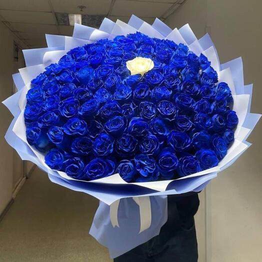 101 Синяя роза