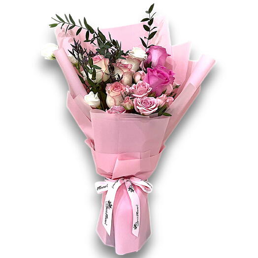 Pink Serenade, Timeless Elegance in a Bouquet