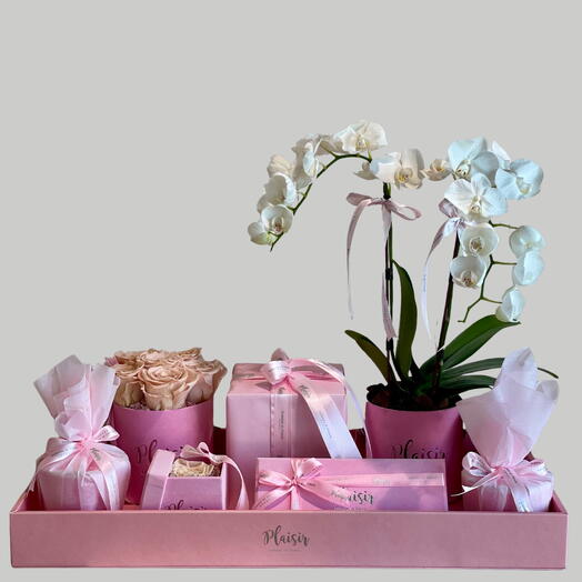 Luxury Giftset Tray - Pink (Large)