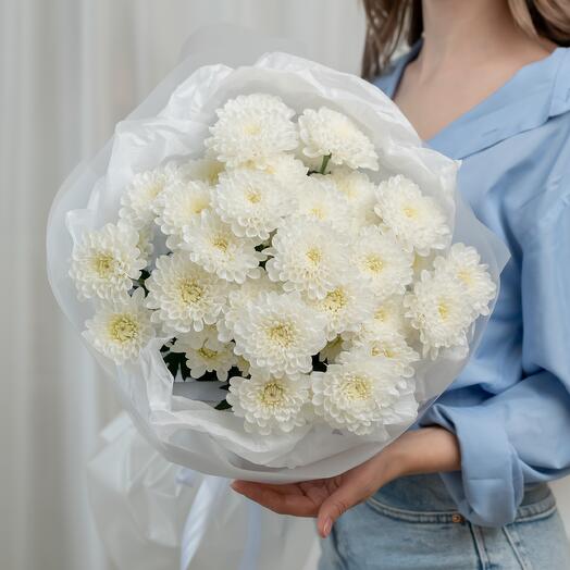 Букет из 5 хризантем Балтика Сибирис