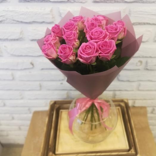 15 rosas Rosadas de Kenia