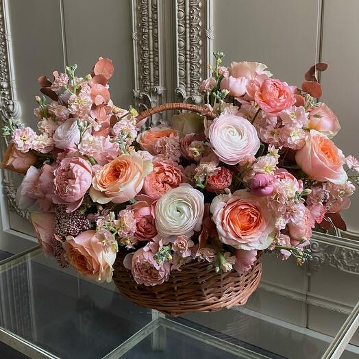 🎀 Корзина с цветами