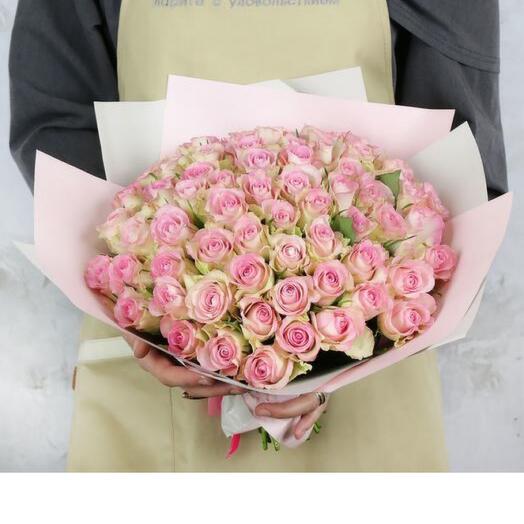 101 Candy Pink Roses Bouquets