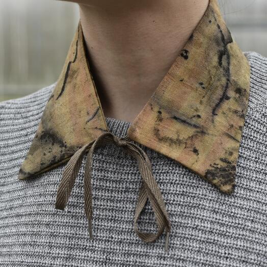 Воротничок съемный на завязках