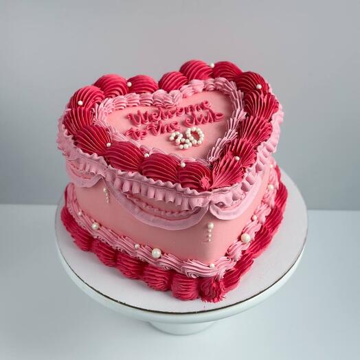 Pastel de corazón Lambeth 2kg