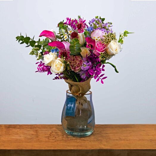 Modern Purple Flower Vase