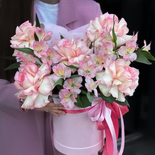 Цветы в коробке