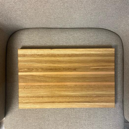 Доска разделочная из массива дуба и бука