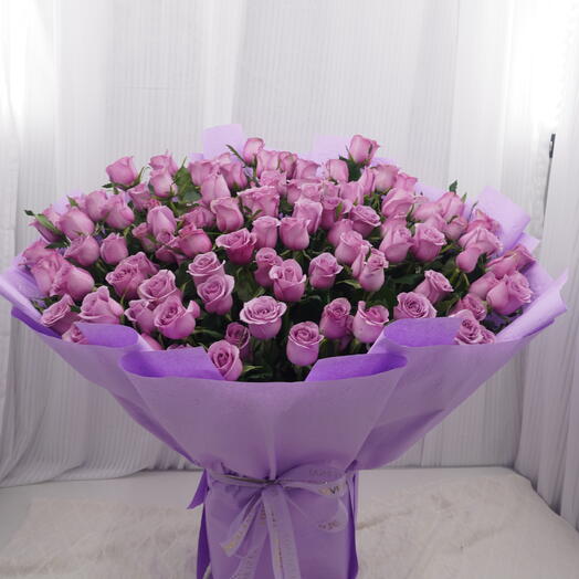 Bubbles of Purple Roses