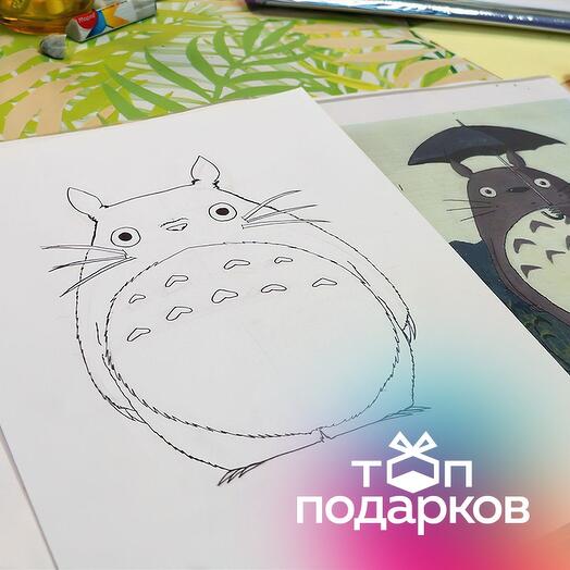 Подарочный сертификат Урок рисования аниме, 1 чел. в составе группы (3 часа) (Москва)