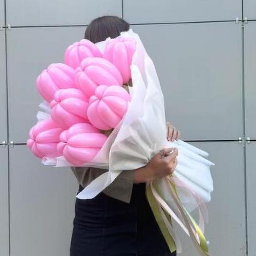 Букет цветов из шаров на день рождения