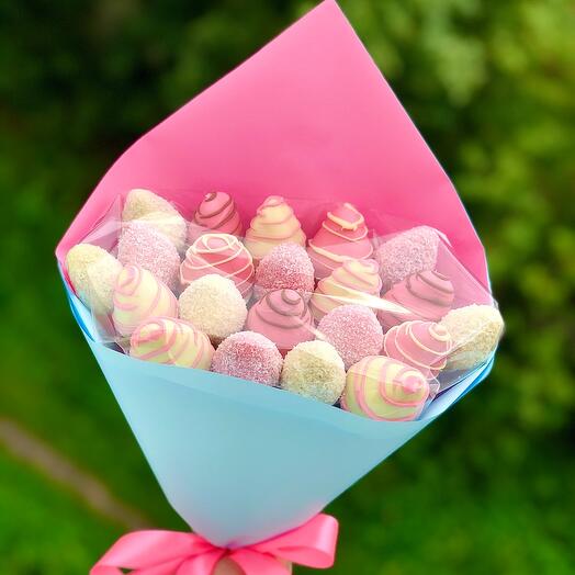 Букет из клубники в шоколаде🌸СВЕТЛОЕ СЧАСТЬЕ🌸