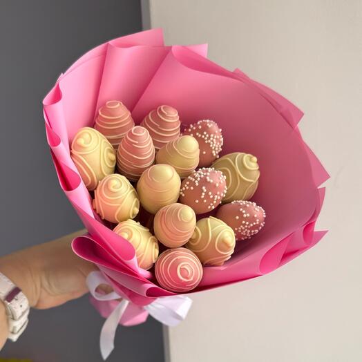 Букет из клубники в шоколаде Нежность 💞