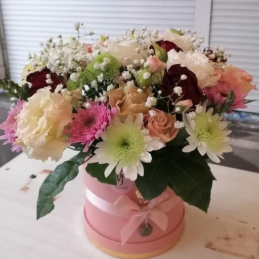 Цветы в коробке