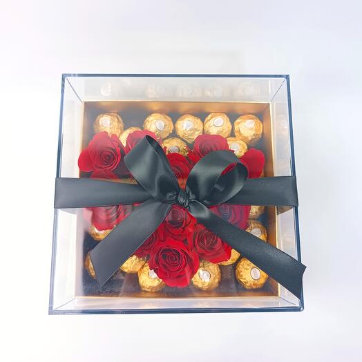 Heart Box With Ferrero