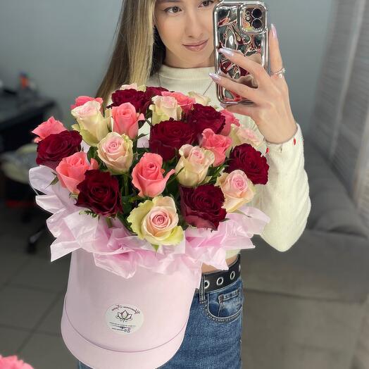 Цветы в коробке 💝