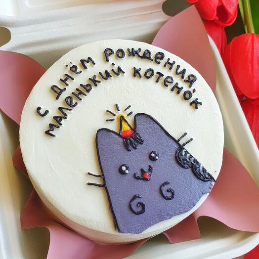 Бенто торт Котик Легкий