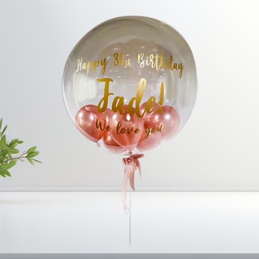 Bubble Balloon Personalized