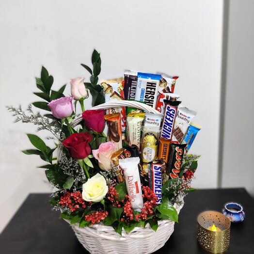 Flower   Chocolate basket