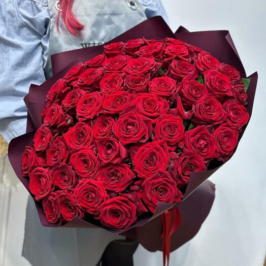ХИТ Букет 51 красная  роза
