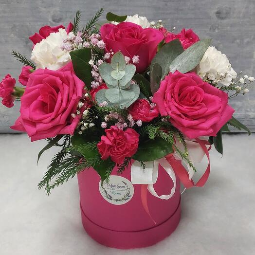 Caja de rosas